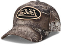 Von Dutch Mens & Womens Trucker Hat - Adjustable Snapback Curved Brim Realtree Camo Hunting Baseball Cap for Men and Women, Size One Size, Realtree Brown Logo