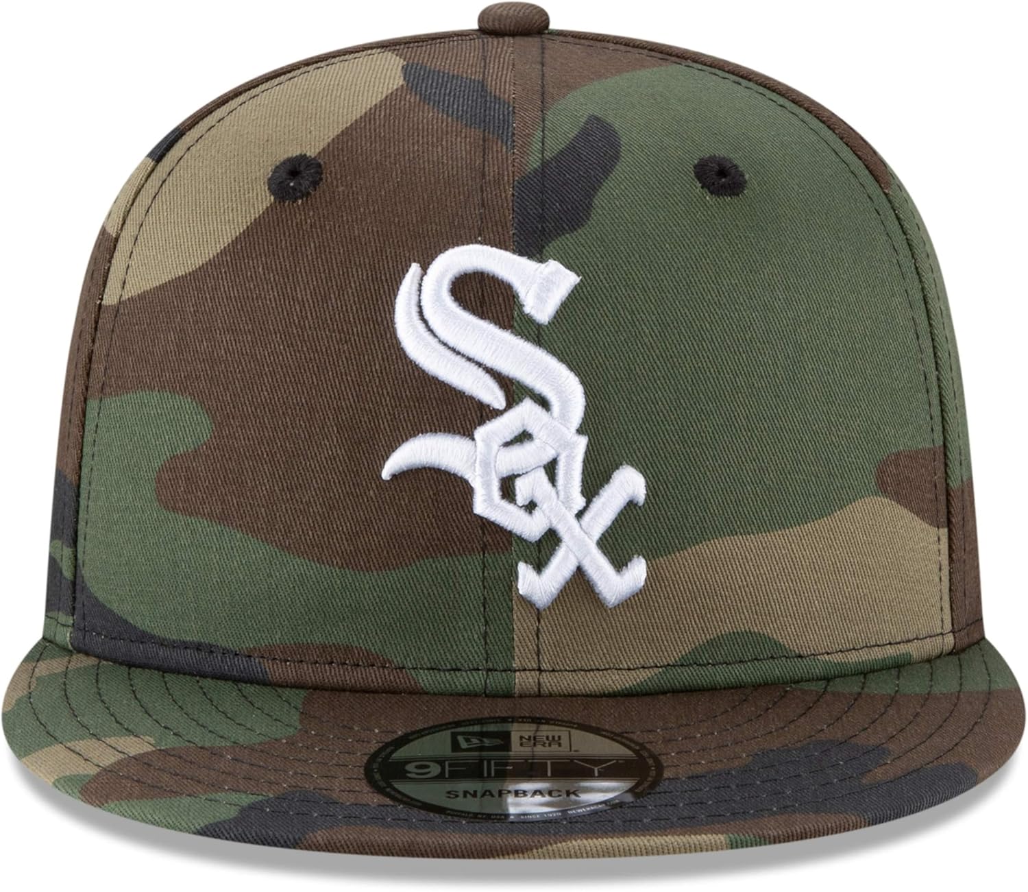 New Era Unisex-Adult MLB 9Fifty Camo Primary Logo Adjustable Snapback Hat Cap