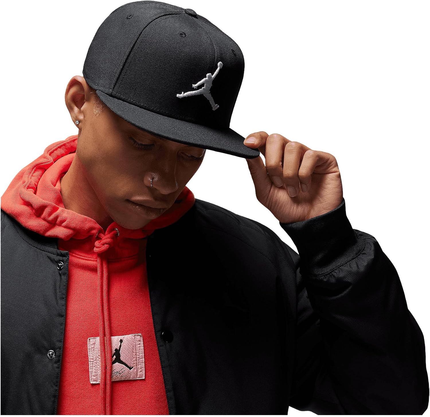 Jordan PRO Jumpman Hat - Black/White, L/XL