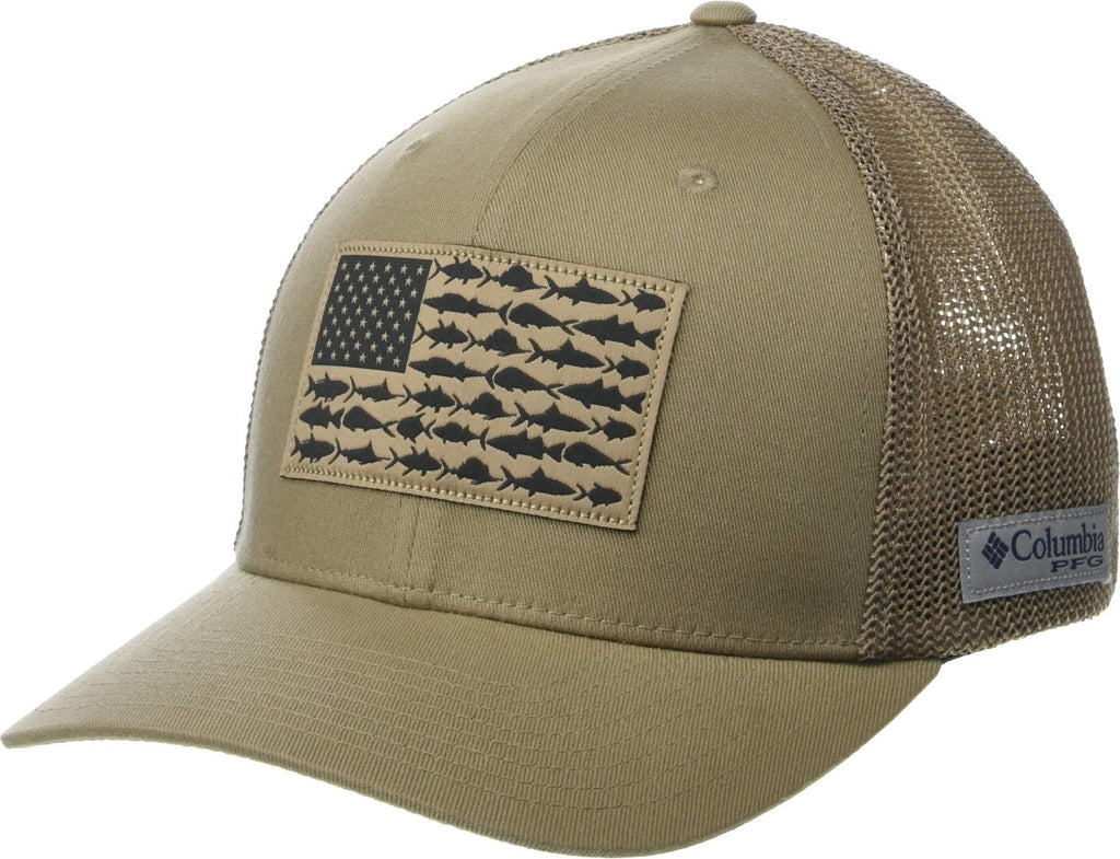 Columbia Unisex PFG Fish Flag Mesh Ball Cap