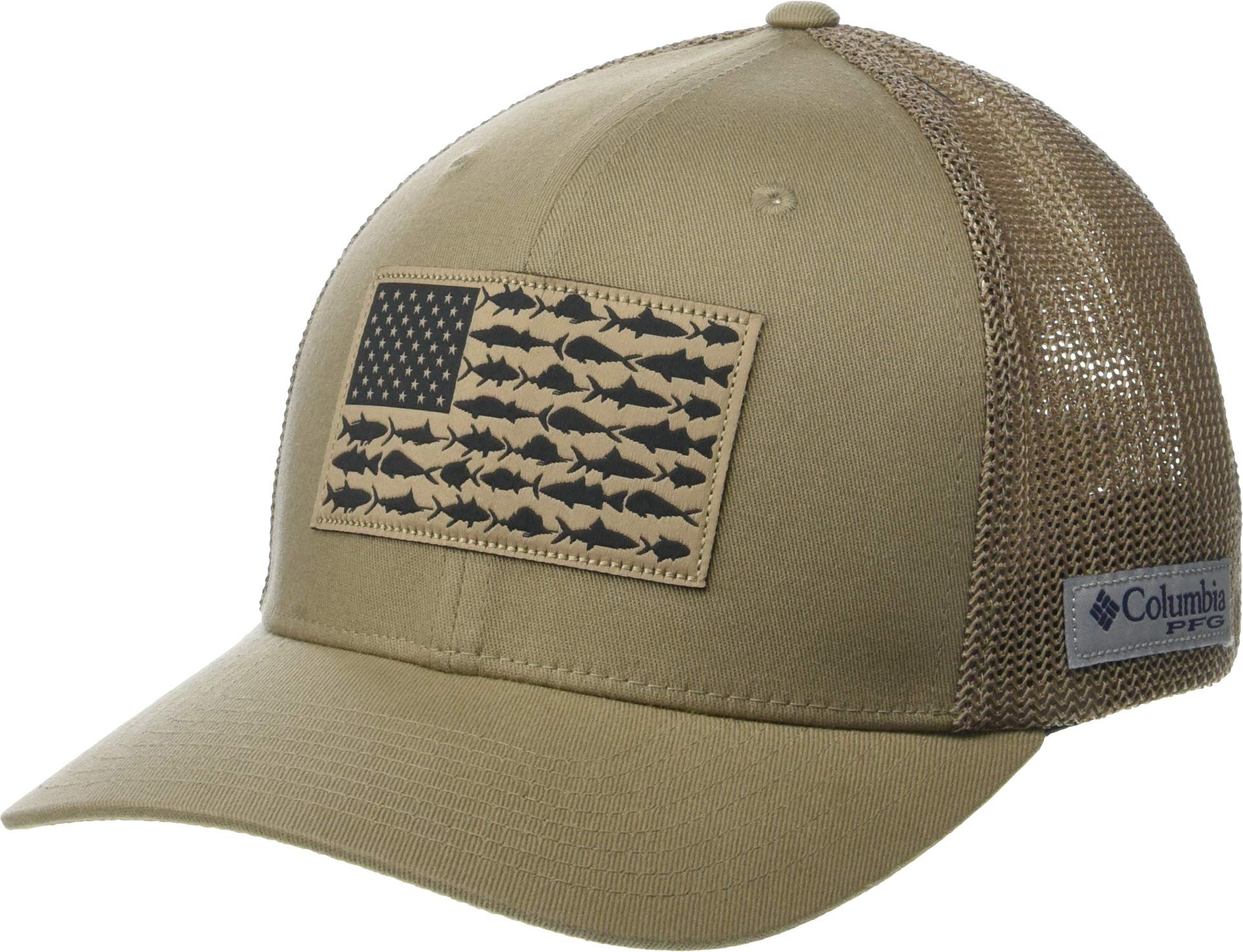 Columbia Unisex PFG Fish Flag Mesh Ball Cap