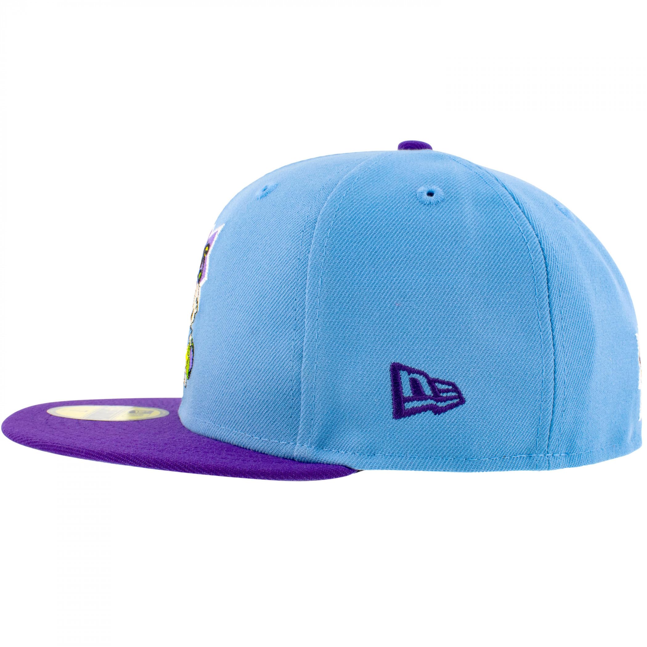 New Era The Rugrats Tommy and Chuckie 59Fifty Fitted Hat (US, Numeric, 7 1/2, Blue)