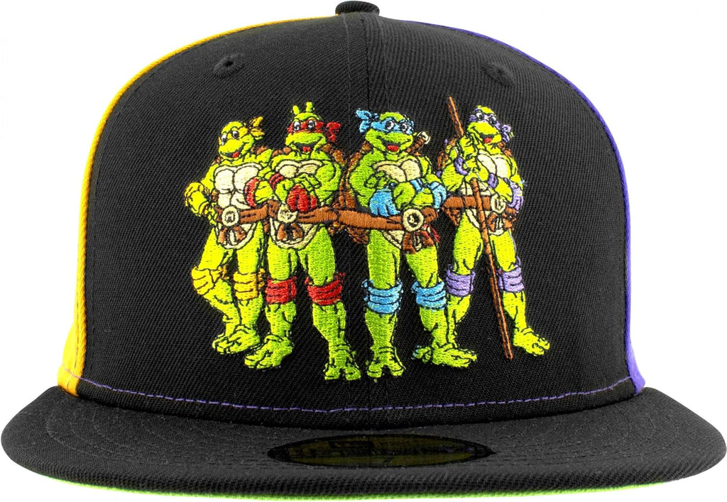 New Era Teenage Mutant Ninja Turtles Quad Colors 59Fifty Fitted Hat