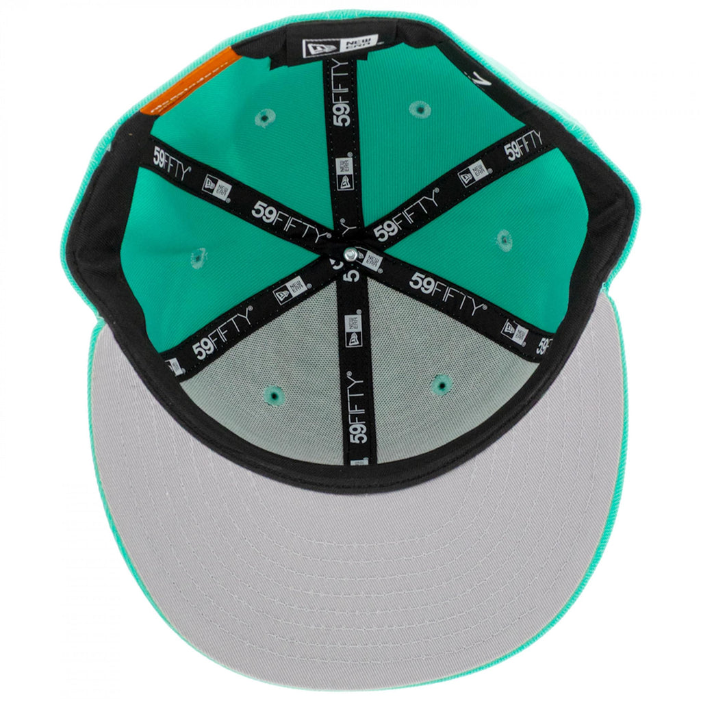 New Era Spongebob Squarepants Squidward 59Fifty Fitted Hat (US, Numeric, 7 7/8) Multicolor