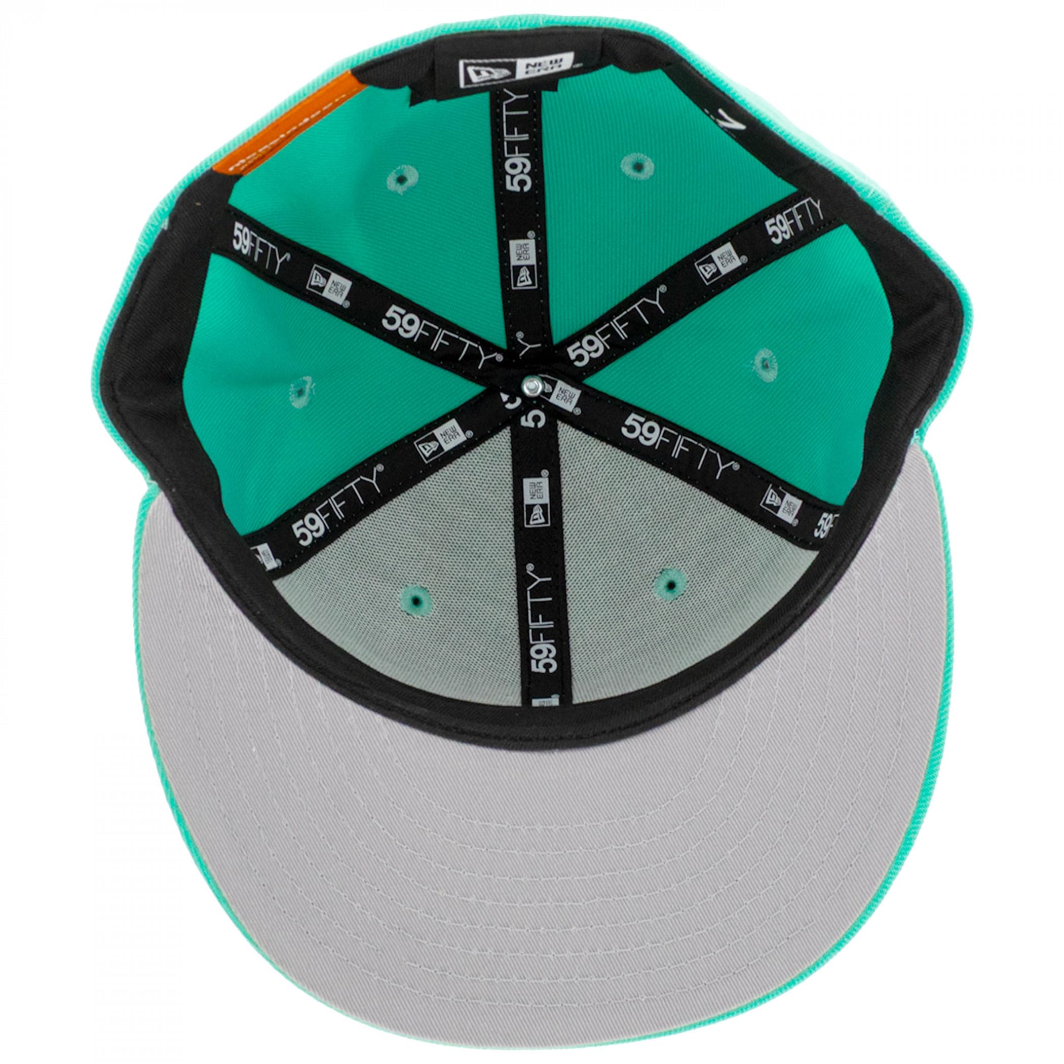 New Era Spongebob Squarepants Squidward 59Fifty Fitted Hat (US, Numeric, 7 7/8) Multicolor