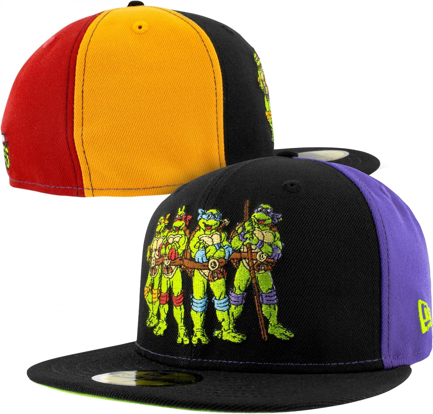 New Era Teenage Mutant Ninja Turtles Quad Colors 59Fifty Fitted Hat