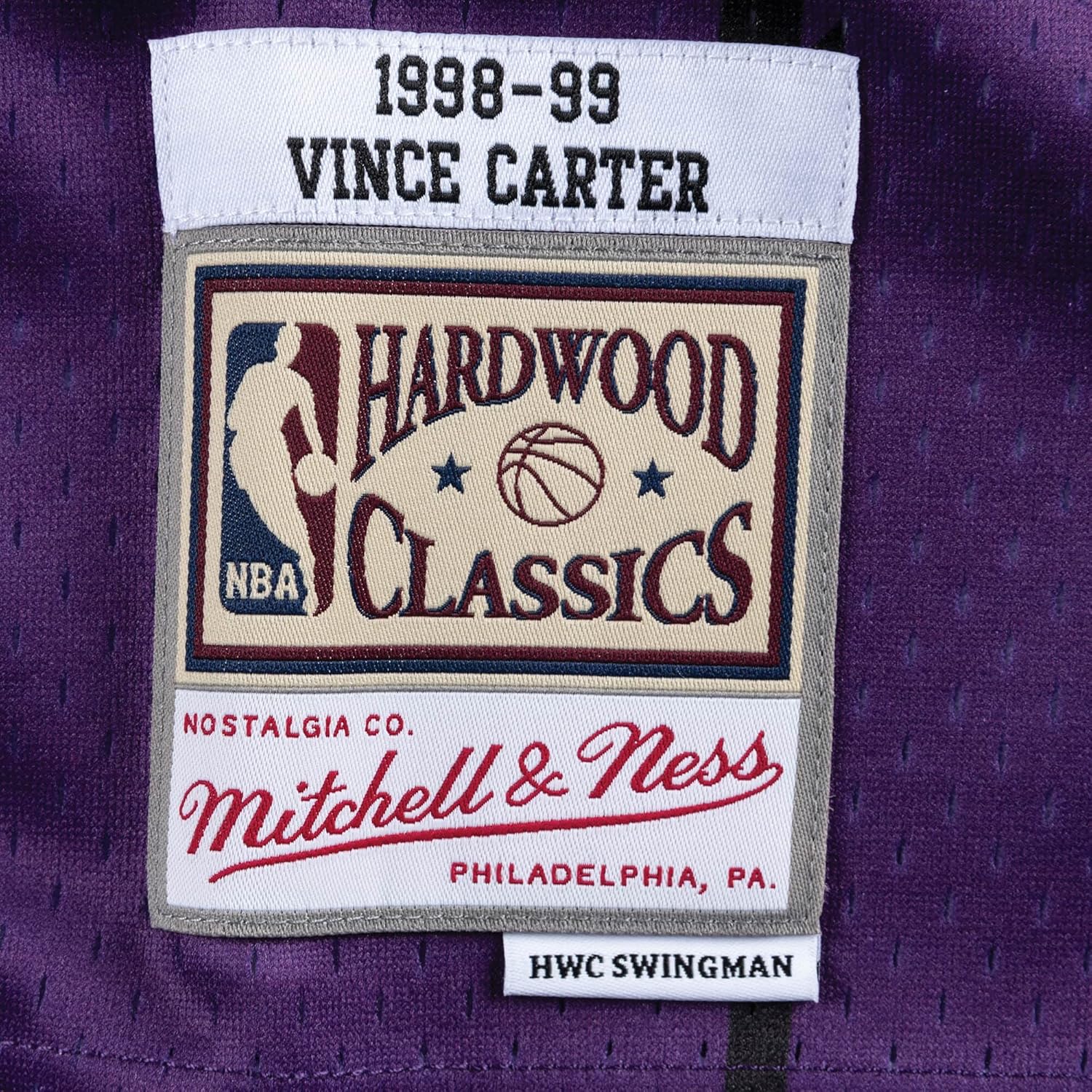 Adult Vince Carter Toronto Raptors 1998 Mitchell & Ness Throwback Swingman Jersey - Men's