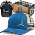 LARIX Trucker Hats - Mens Hats, Mesh Back, Snapback, Value Bundle with Hat Sweat Liner Box