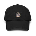 Washed Baseball Cap with Retro Embroidered Logo