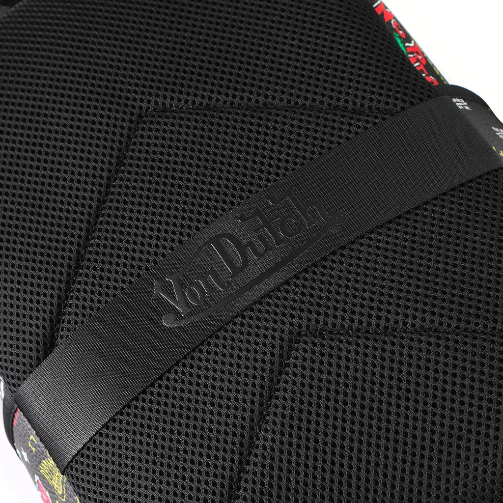 Von Dutch Small Backpack – Stylish Multi?Purpose Backpack with Front Zip Pocket, Adjustable Straps, and Durable Design (Black Jax)
