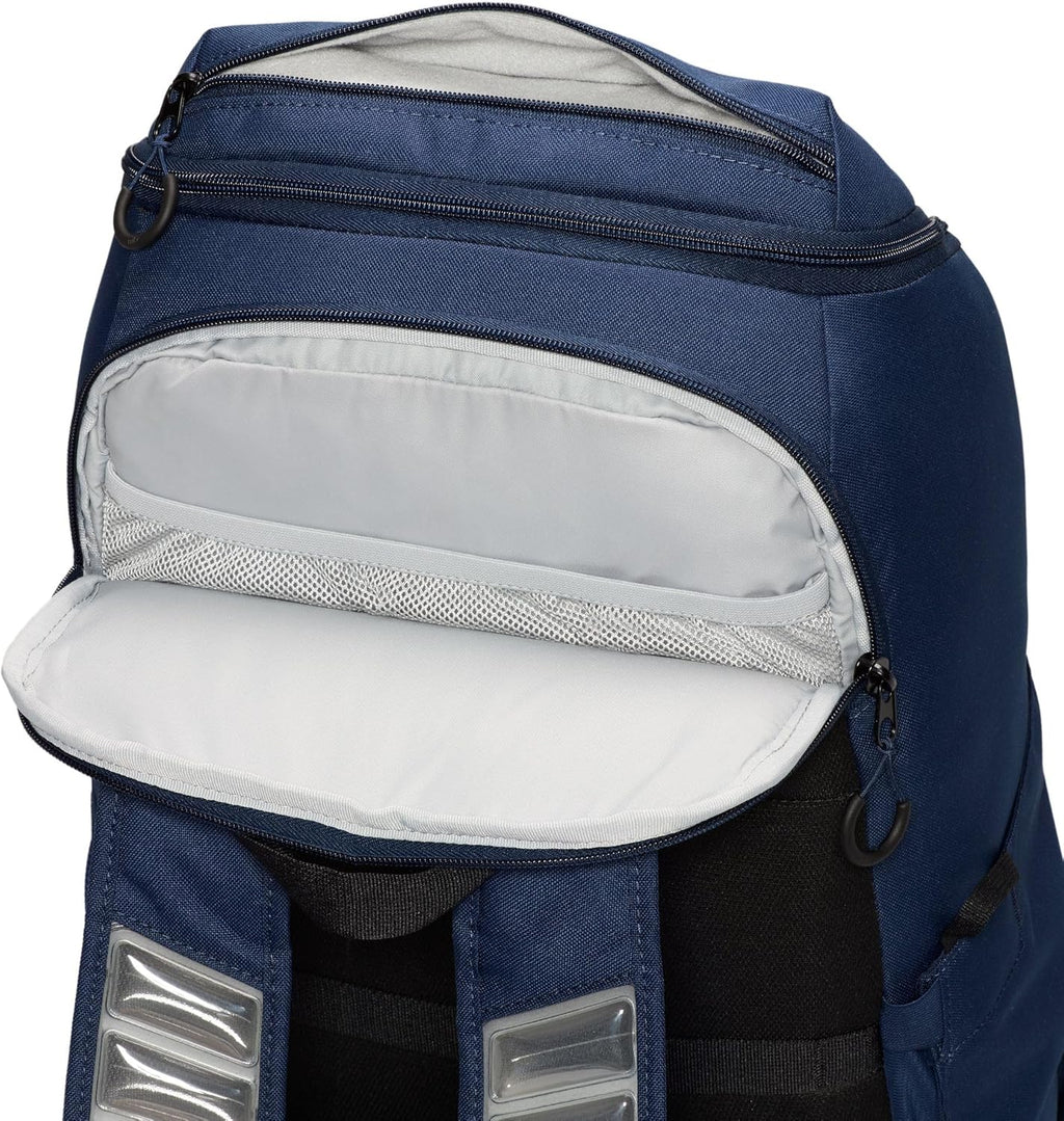 Nike, Unisex, Varsity Elite Backpack (32L), Midnight Navy/Black/Iron Grey, One Size