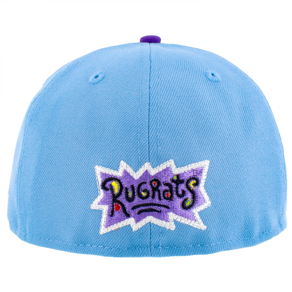 New Era The Rugrats Tommy and Chuckie 59Fifty Fitted Hat (US, Numeric, 7 1/2, Blue)