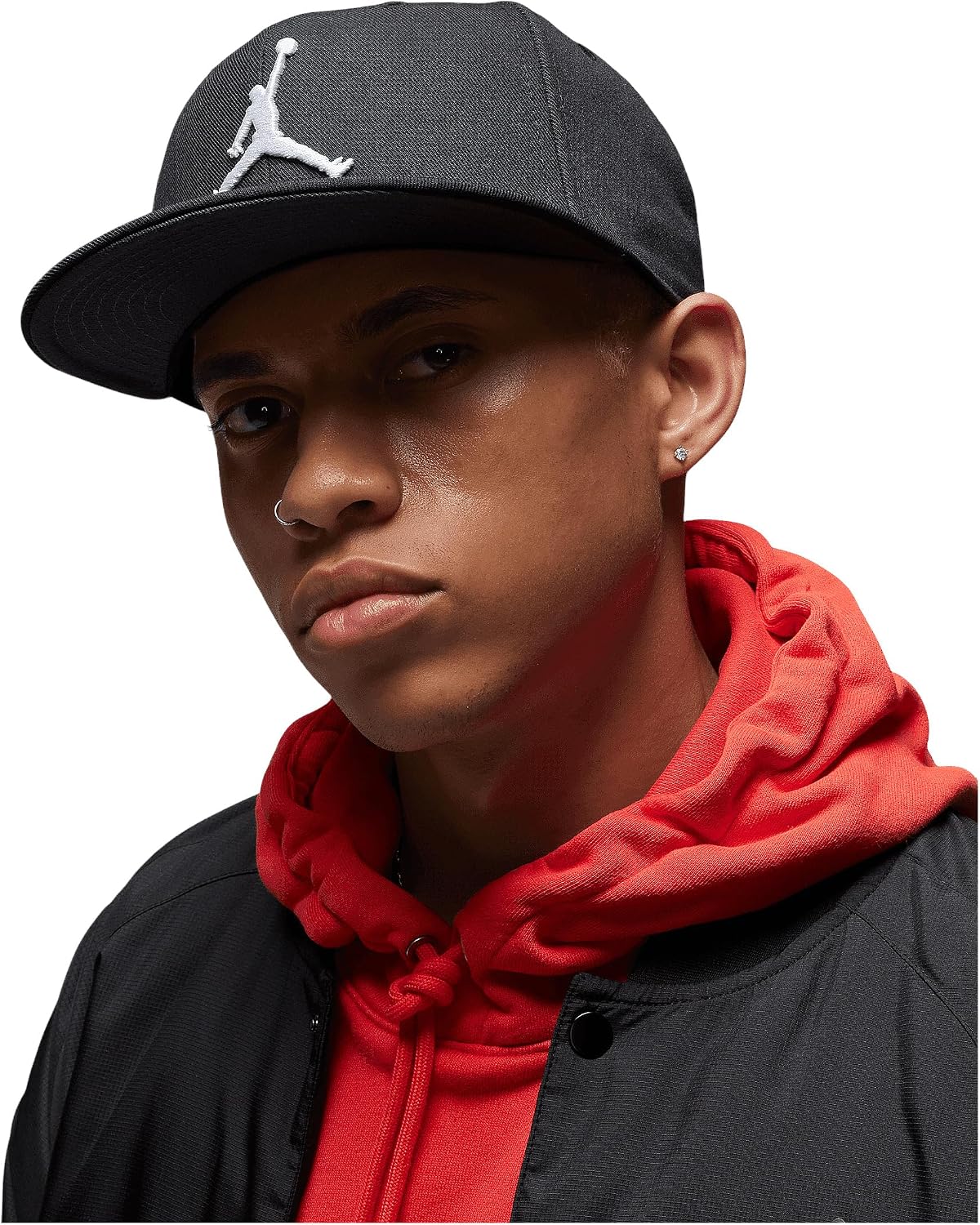 Jordan PRO Jumpman Hat - Black/White, L/XL