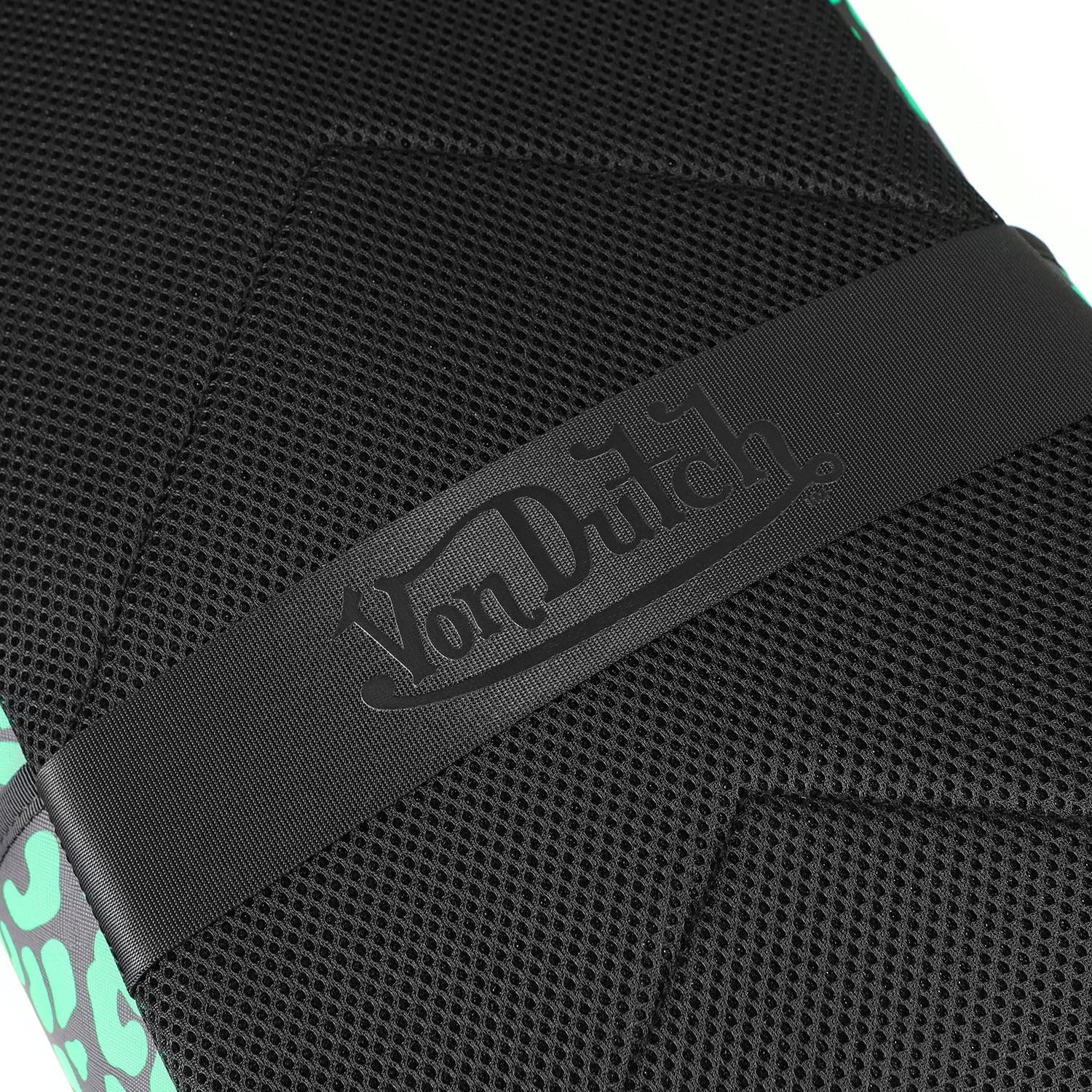 Von Dutch Medium Backpack – Stylish Multi?Purpose Backpack with Front Zip Pocket, Adjustable Straps, and Durable Design (Green Cheetah)