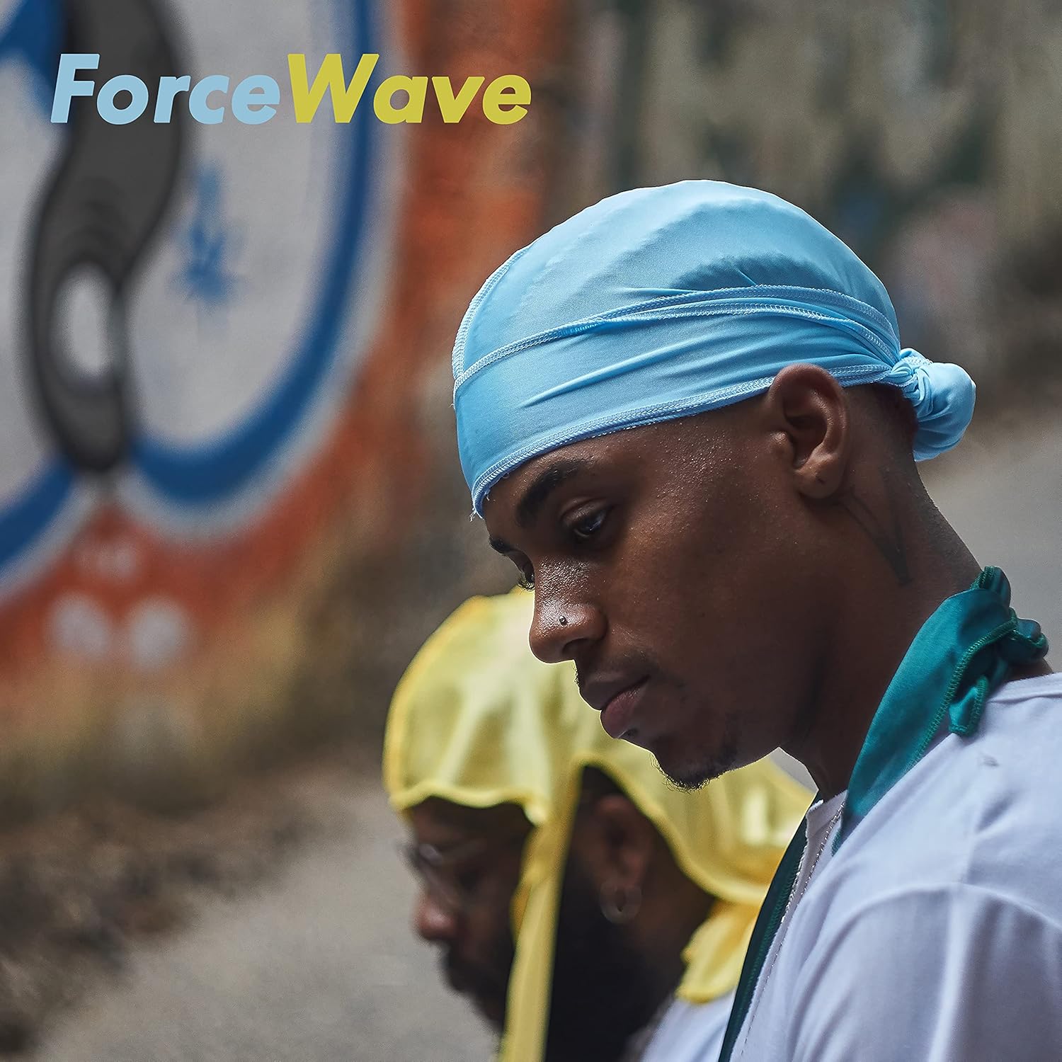ForceWave 10 Pieces Silky Durags Long Tail for Women Men Satin Durag 360 Wave，Dorag, 10 Pieces