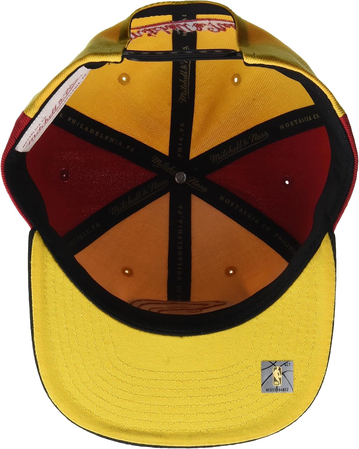 Mitchell & Ness NBA® On The Block Snapback HWC Hawks Gold/Black One Size