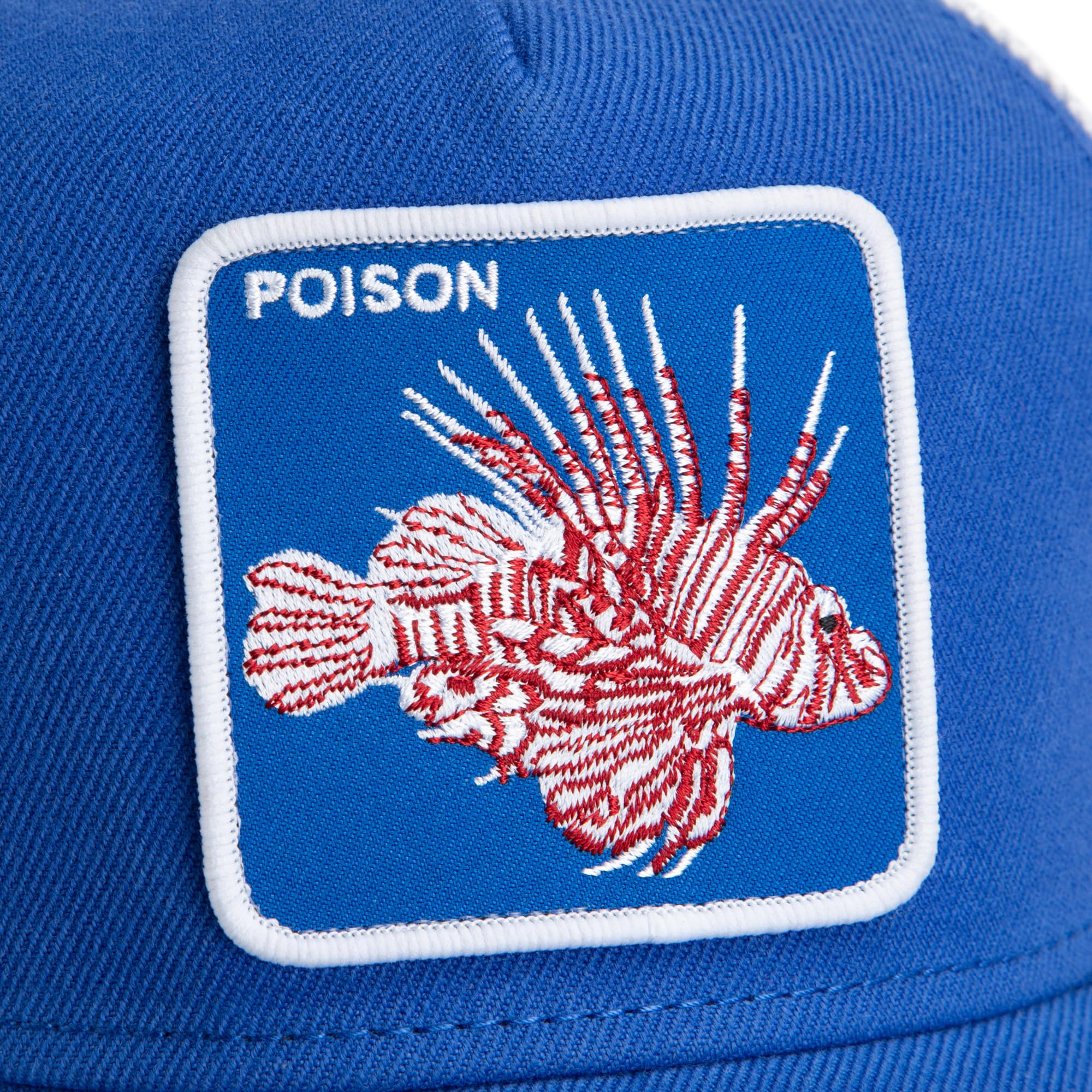 Goorin Lionfish Heat Trucker Hat for Men and Women, Royal Blue, One Size, Unisex