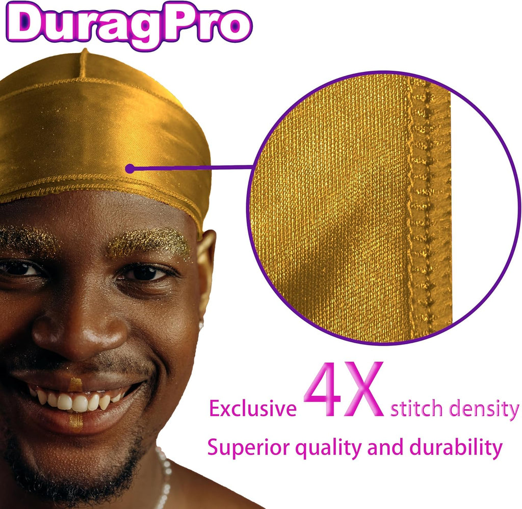 1 Pack Silk Durag for Men and Women Gift Set, Silky Satin Do Rag