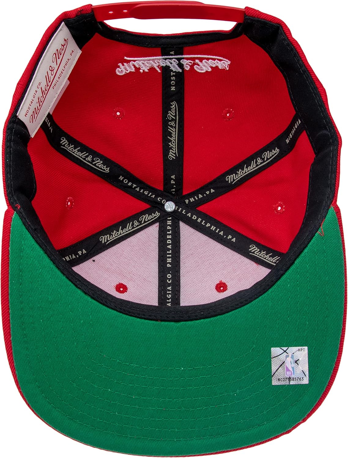 Mitchell & Ness Atlanta Hawks Red Team Ground 2.0 Snapback HWC Cap Kappe Basecap