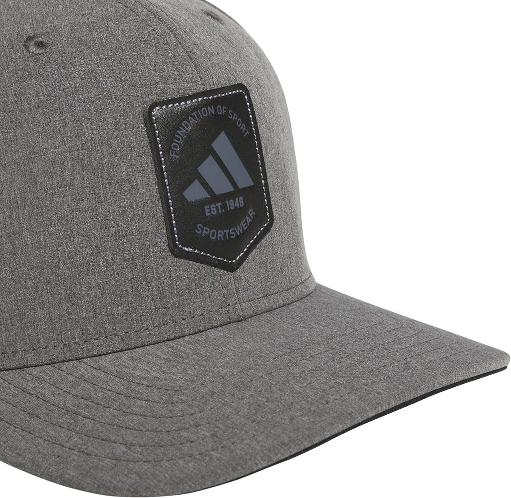 adidas Men's Scorecard High Crown Low Curve Brim Snapback Adjustable Fit Course Style Hat