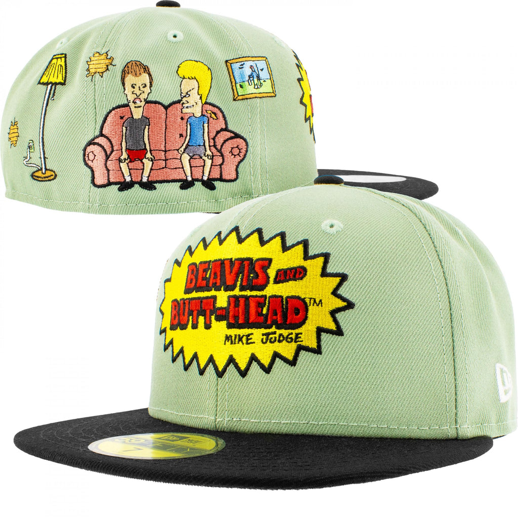 New Era Beavis and Butthead Classic Couch Scene 59Fifty Fitted Hat