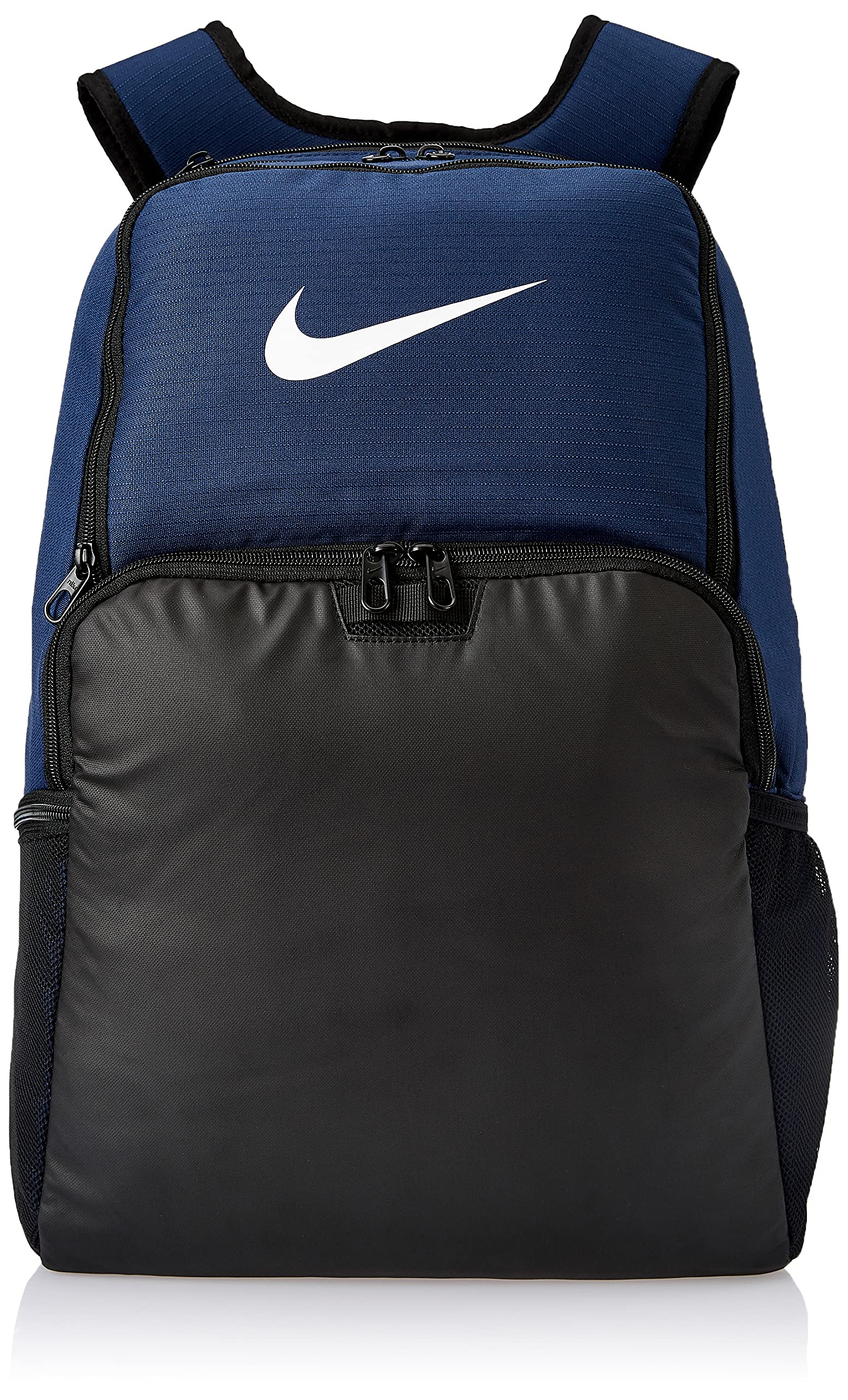 NIKE Brasilia XLarge Backpack 9.0, Black/Black/White, Misc