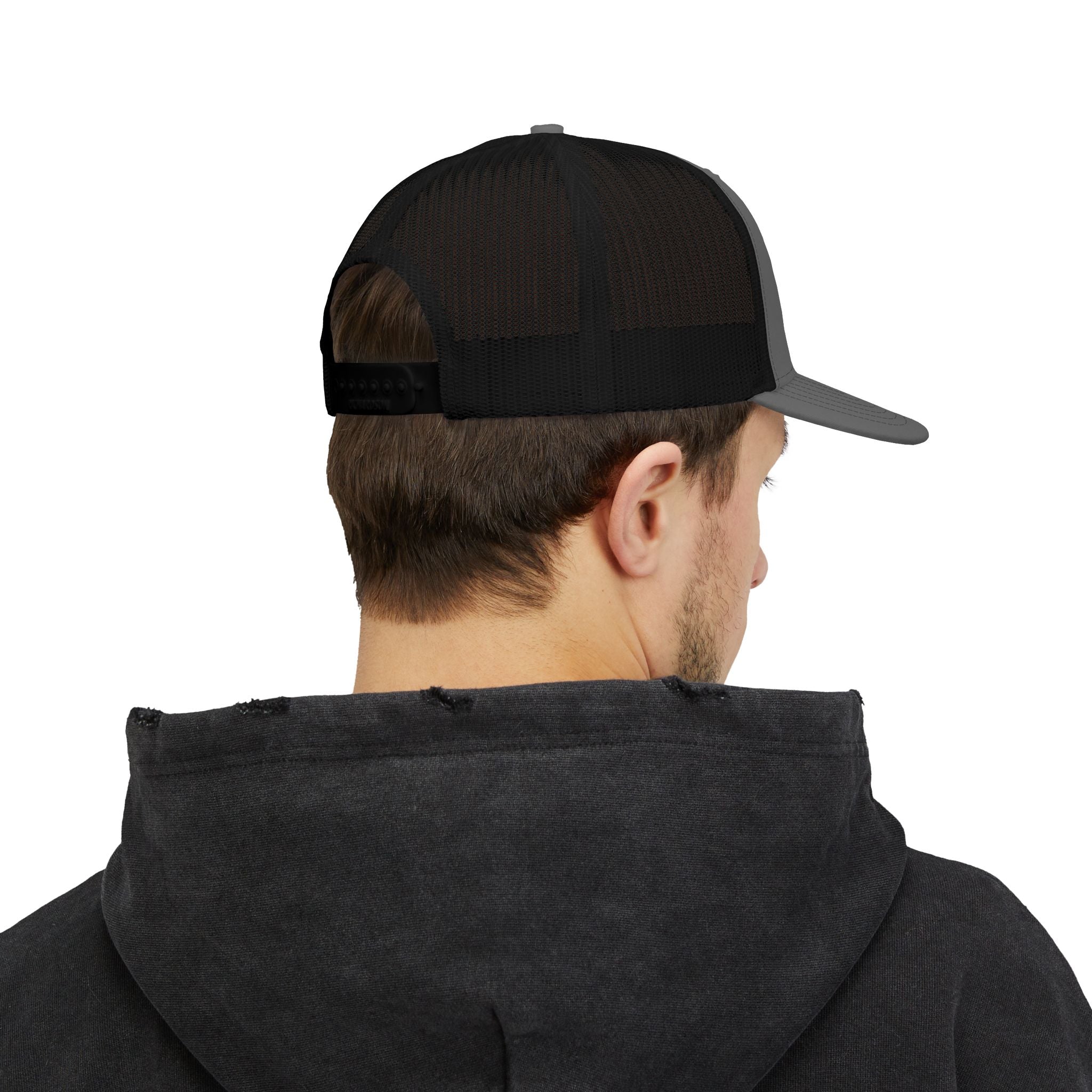 Trucker Cap — Vintage 'Caps Fitted' Embroidered Snapback