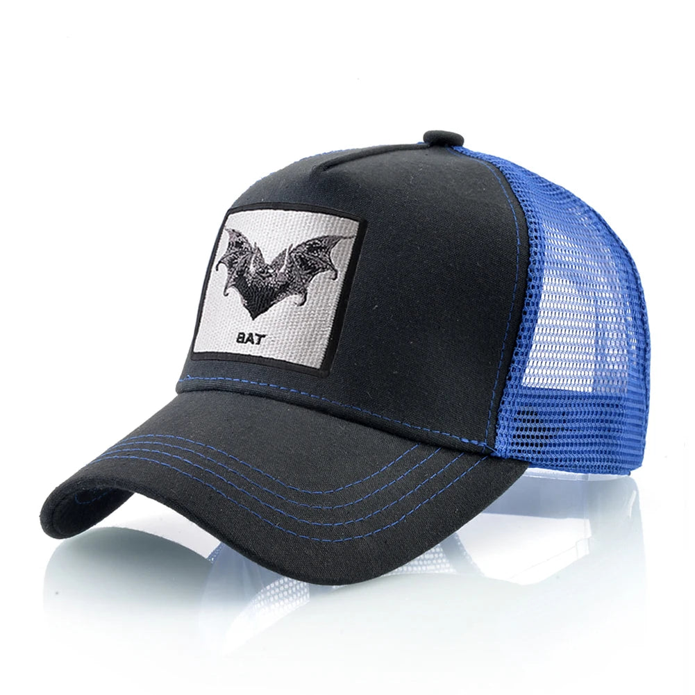 Baseball Cap With Bat Embroidery Four Seasons Snapback Trucker Caps Men Women Fashion Hip Hop Baseball Hat Outdoor Visor Caps