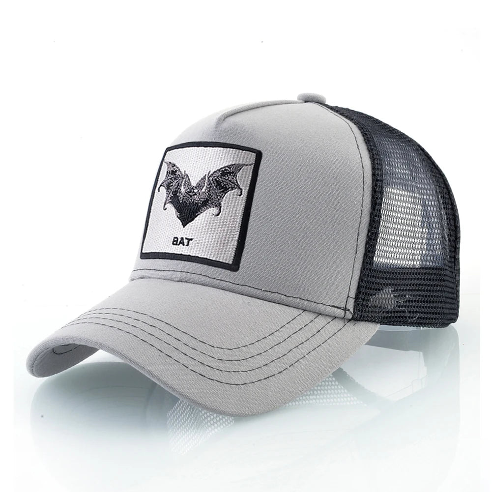 Baseball Cap With Bat Embroidery Four Seasons Snapback Trucker Caps Men Women Fashion Hip Hop Baseball Hat Outdoor Visor Caps