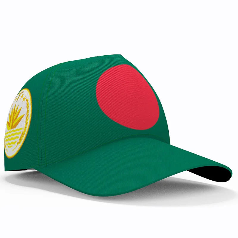 Bangladesh Baseball Caps Free Custom Made Name Number Team Logo Bd Hat Bgd Country Travel Bengali Nation Casquette Flag Headgear
