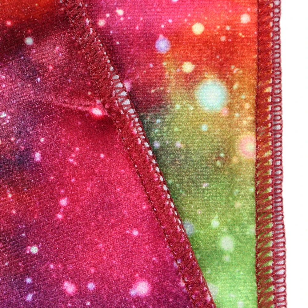 Space Printing Velvet Durag Bandanas for Men Winter Men Velvet Durags Headwrap Wave Cap Do Durag