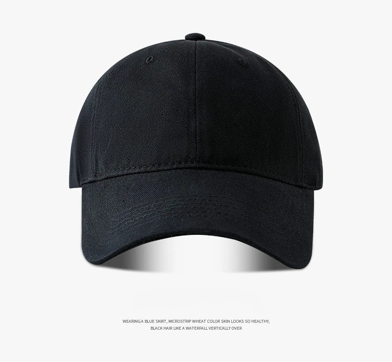 Big Size Baseball Caps Solid Color Big Head Soft Cotton Extra Large Size Women's Low Profile Golf Hats OverSize Caps For Men