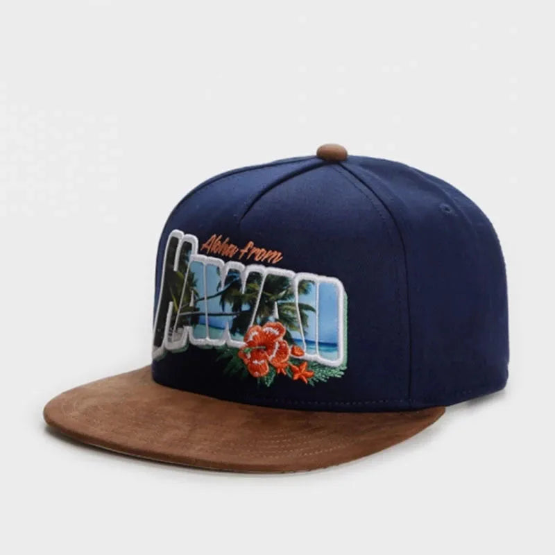 PANGKB Brand Delicioso Cap Cartoon Mordida Metal Munchies Cookie Blue Snapback Hat Adults Outdoor Travel Sun Baseball Sports cap