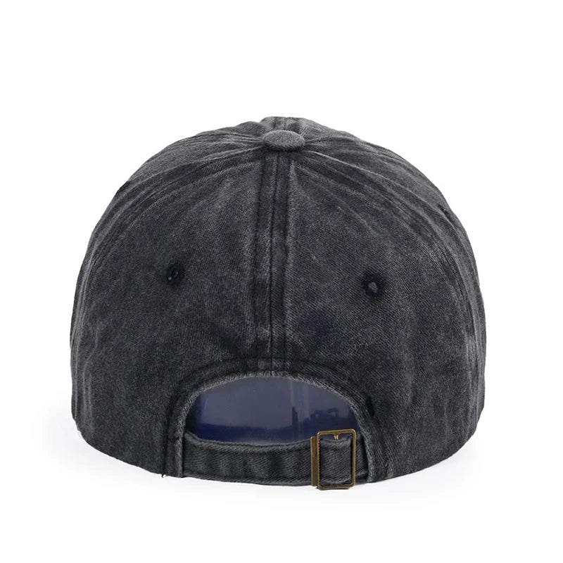 Custom-washed vintage baseball caps made of washable cotton material, breathable. Customized logo for events