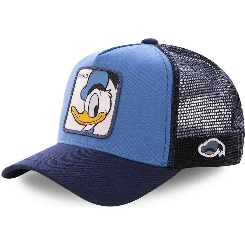 High Quality Cartoon Styles Anime  Snapback Cotton Baseball Cap Men Women Hip Hop Dad Hat Trucker Mesh Hat Dropshipping