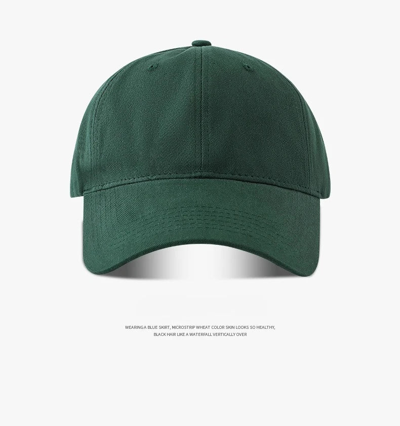 Big Size Baseball Caps Solid Color Big Head Soft Cotton Extra Large Size Women's Low Profile Golf Hats OverSize Caps For Men