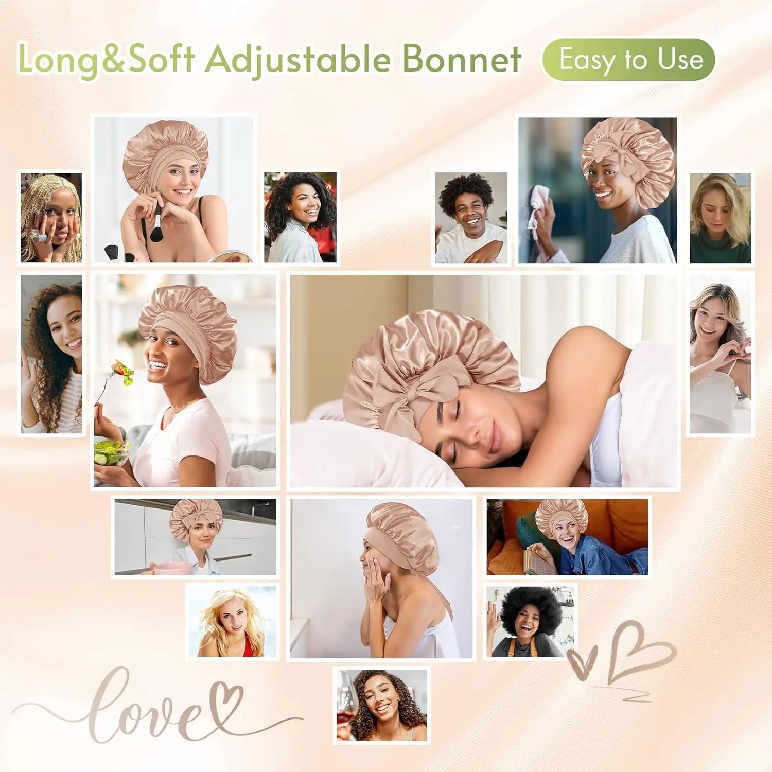 New Bonnet Sleep Cap Hair Band For Women Ladies Coffon Black Night Cap Hair Care Bonnet Nightcap Fashion Nightcap