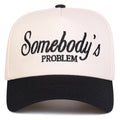 Unisex SOMEBODY'S PROBLEM Embroidery Baseball Caps Spring Autumn Outdoor Adjustable Casual Hats Sunscreen Hat Sports Cap