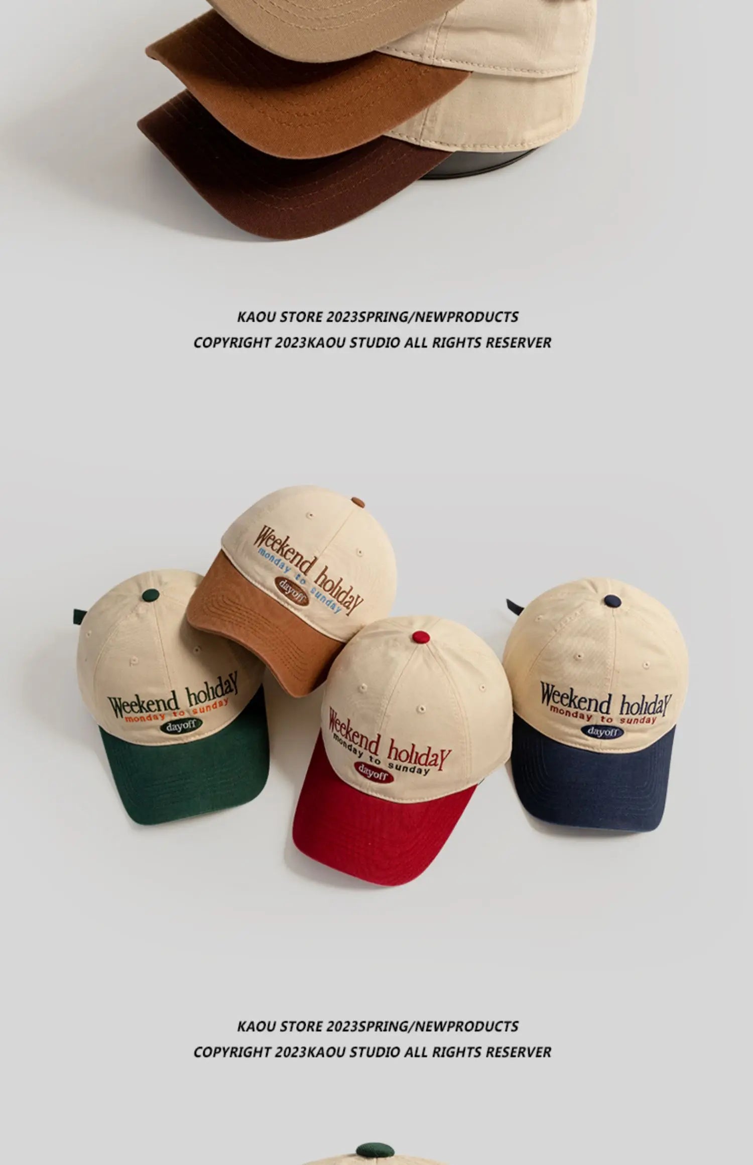 Baseball Cap  Contrast Color Fashion Children's Peaked Cap Korean Style Trendy Men and Women Big Head Circumference Couple Hat
