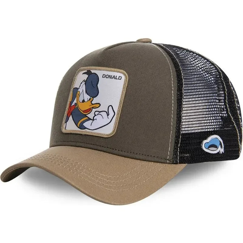 High Quality Cartoon Styles Anime  Snapback Cotton Baseball Cap Men Women Hip Hop Dad Hat Trucker Mesh Hat Dropshipping