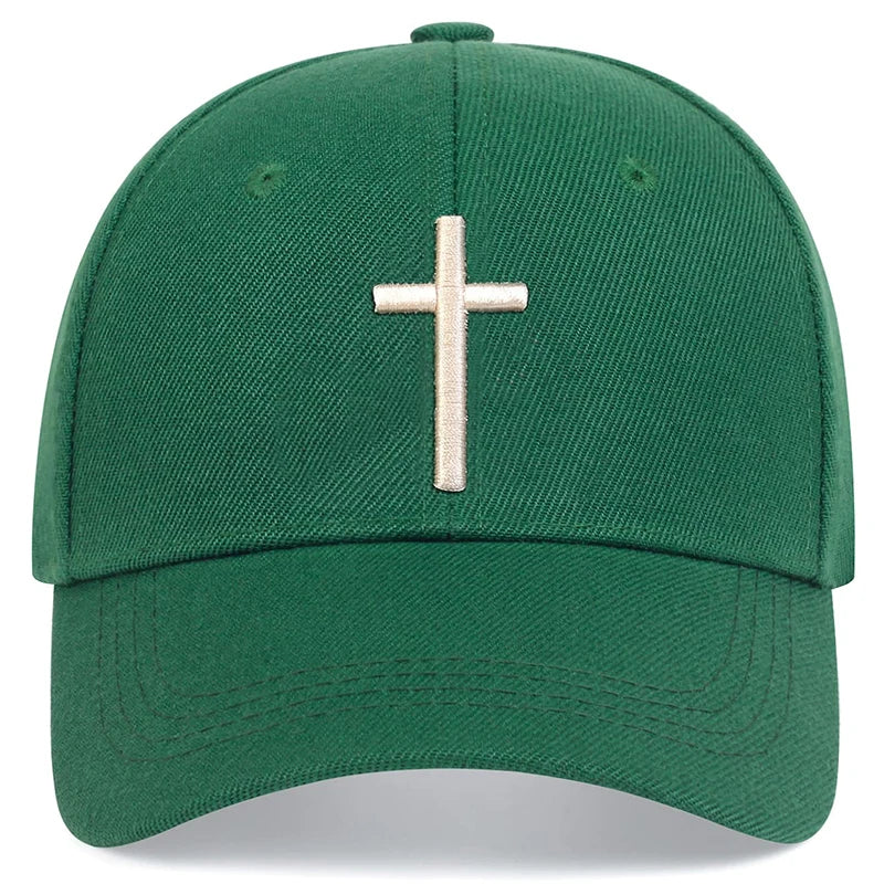 Unisex Cross embroidery Baseball Cap adjustable Golf Hat Cotton Snapback Caps Casquette Hats Casual Hip Hop Dad Hats