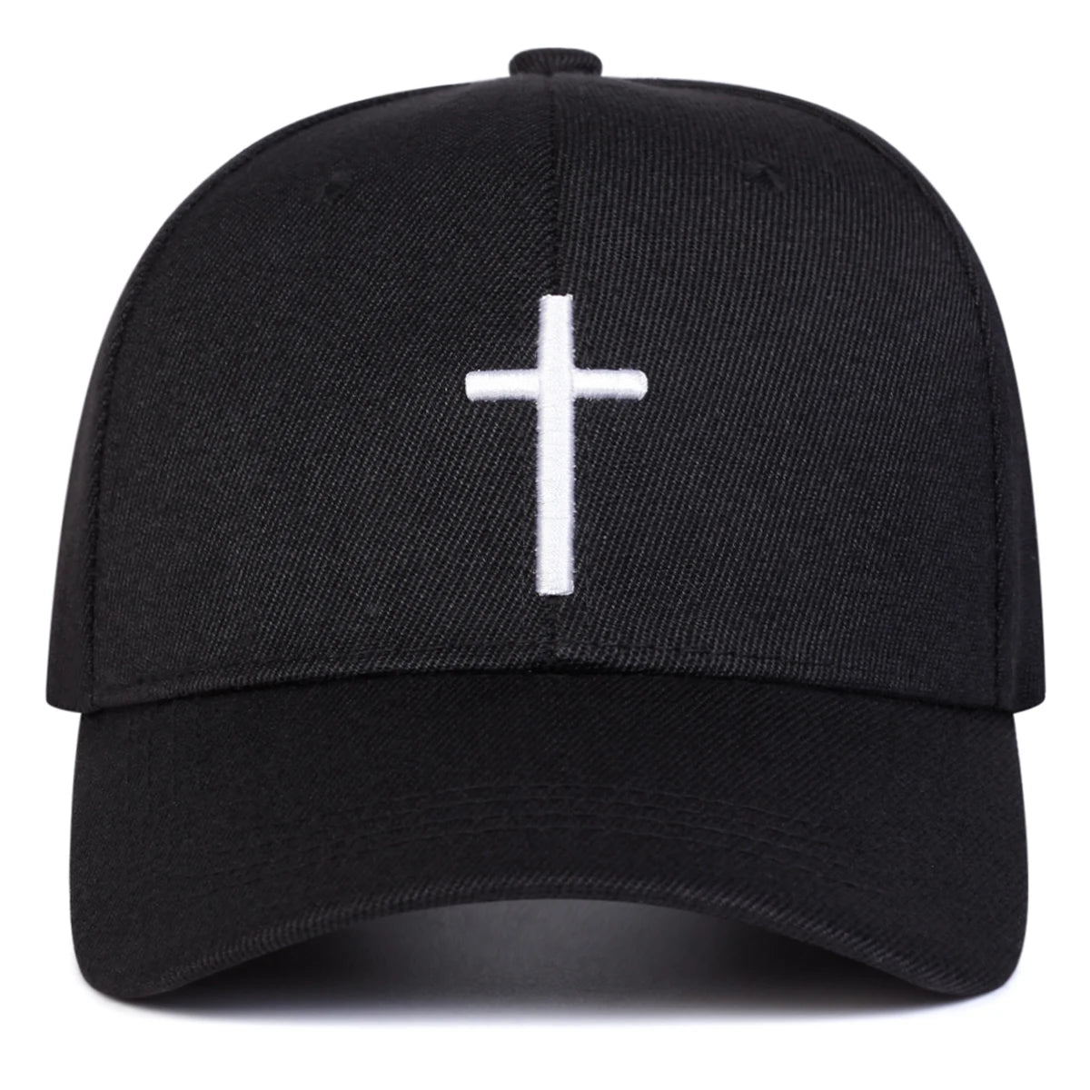 Unisex Cross Embroidery Baseball Caps Spring Autumn Outdoor Adjustable Casual Hats Sunscreen Hat Sports Cap
