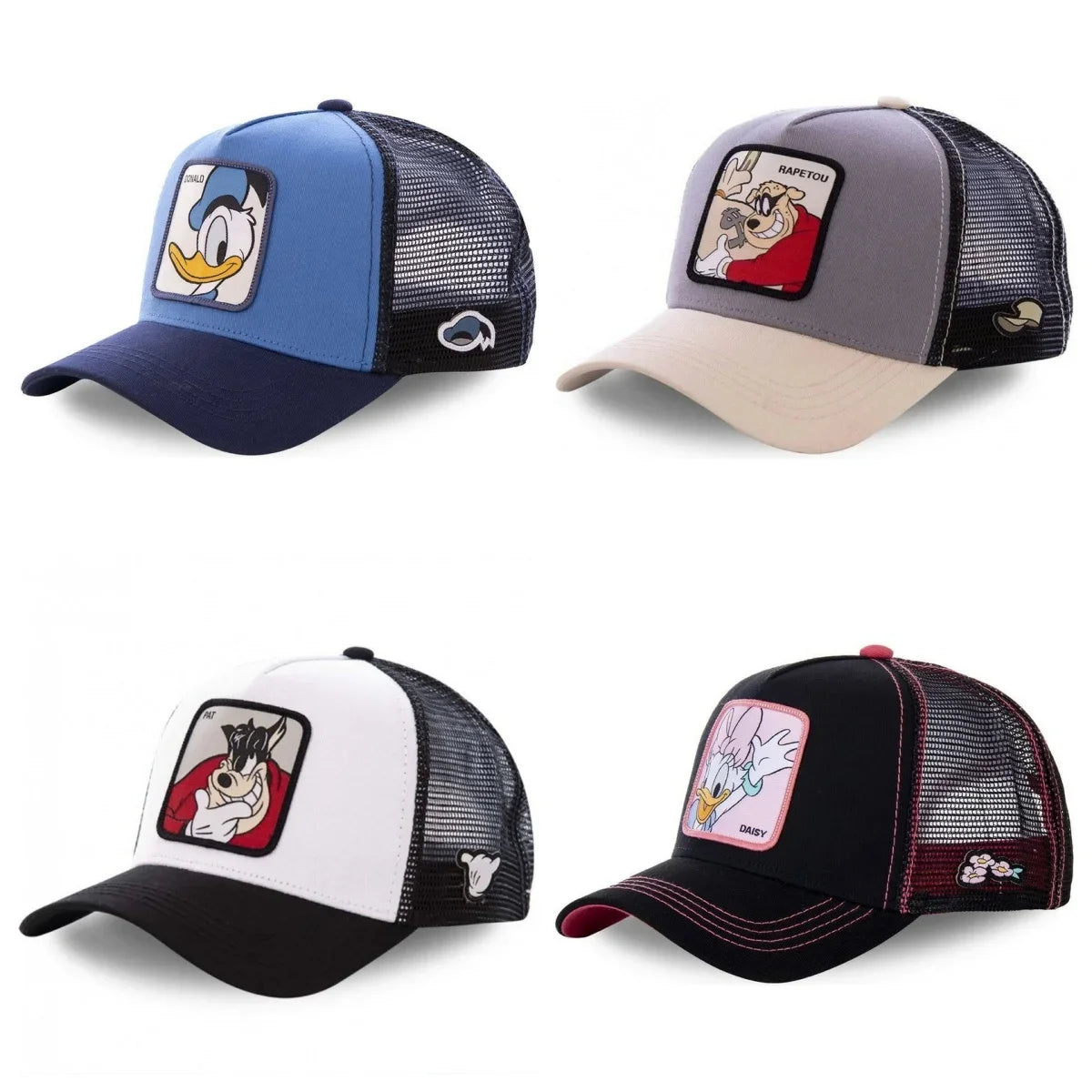Anime Cartoon Snapback Baseball Cap for Men and Women High Quality Cotton Hip Hop Dad Hat Trucker Mesh Hat Dropshipping