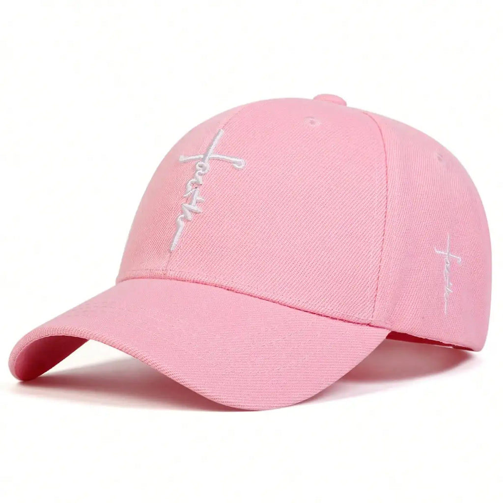 Casquette de Baseball Broderie Fashion Faith Hommes Femmes Printemps Été Chapeaux de Soleil Coton Snapback Unisexe Hip Hop Casquettes Trucker Gorras