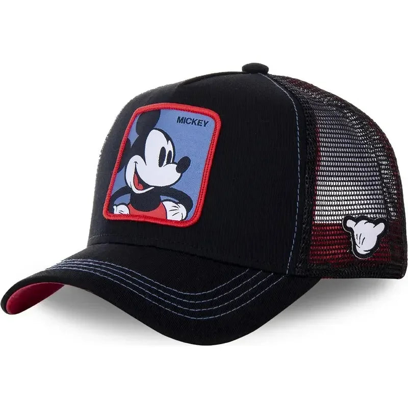 High Quality Cartoon Styles Anime  Snapback Cotton Baseball Cap Men Women Hip Hop Dad Hat Trucker Mesh Hat Dropshipping