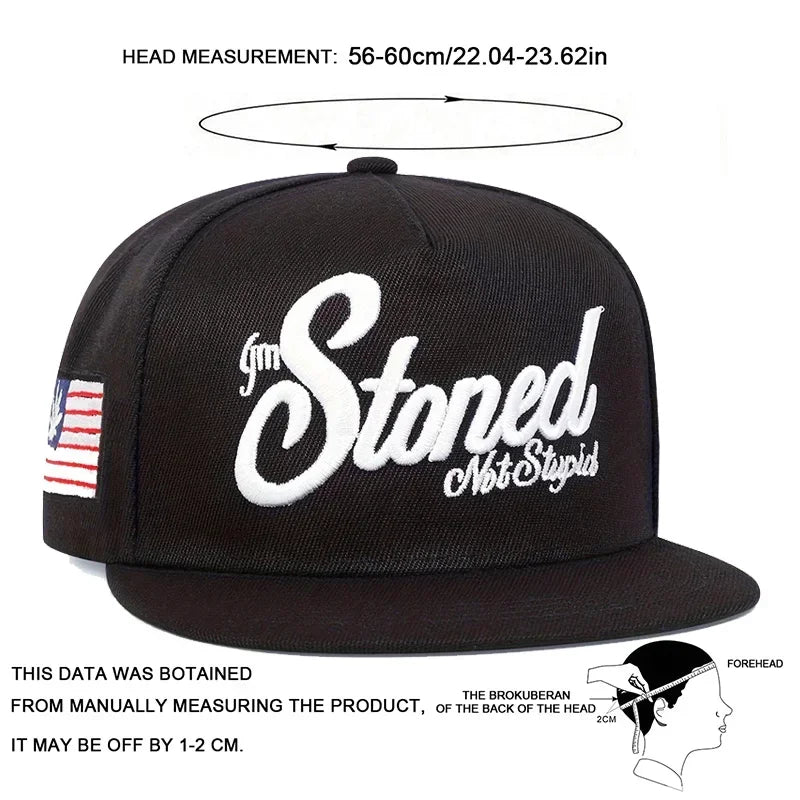 Unisex Stoned Letter Embroidery Hip-hop Hats Spring And Autumn Outdoor Adjustable Sports Casual Baseball Caps Sunscreen Hat