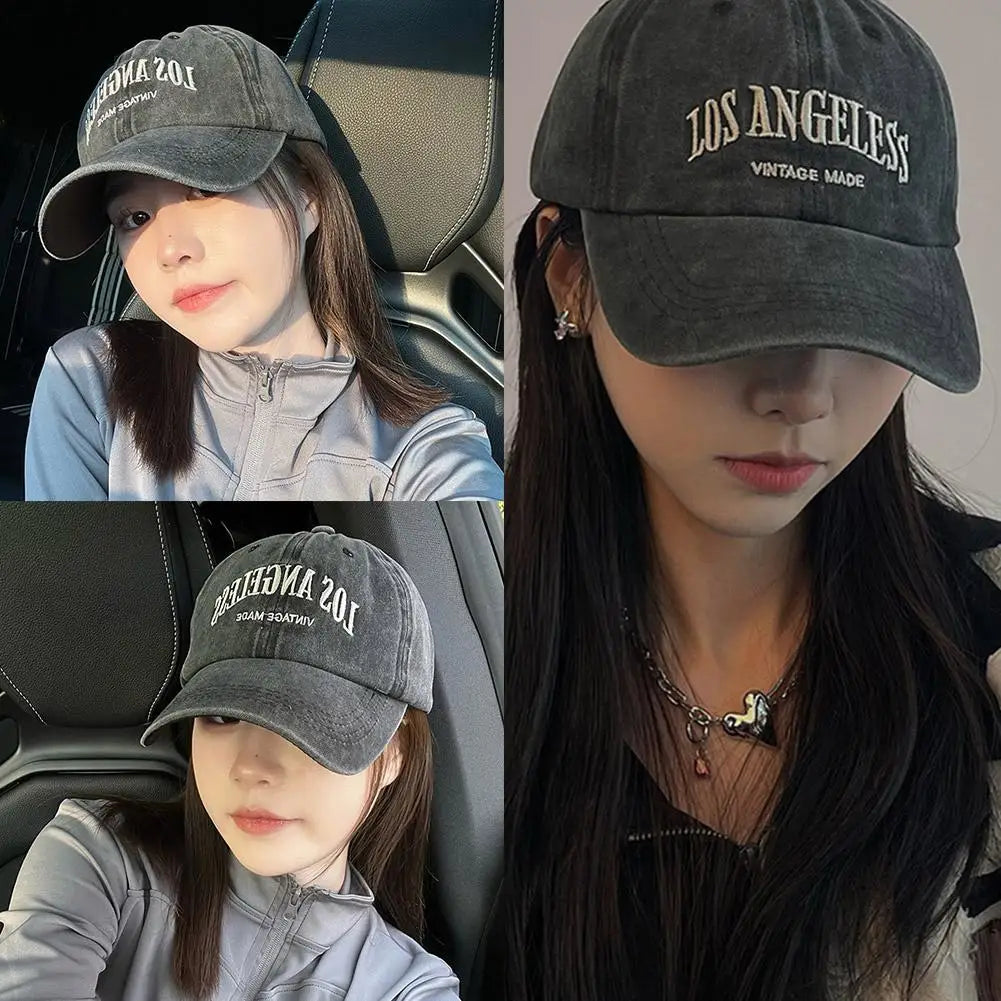 Baseball Cap for Men and Women Wide Brimmed Retro Baseball Caps Fashion Embroidery Hat Casual Retro Snapback Hats Unisex