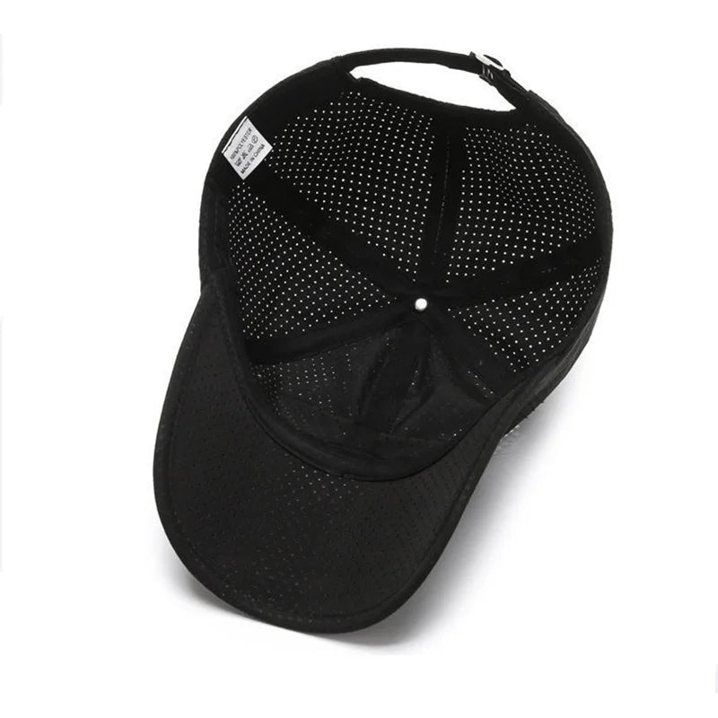 Baseball Cap for Outdoor Activities - Quick Drying, Breathable, Soft Top, Adjustable Strapback, Contrast Color Design