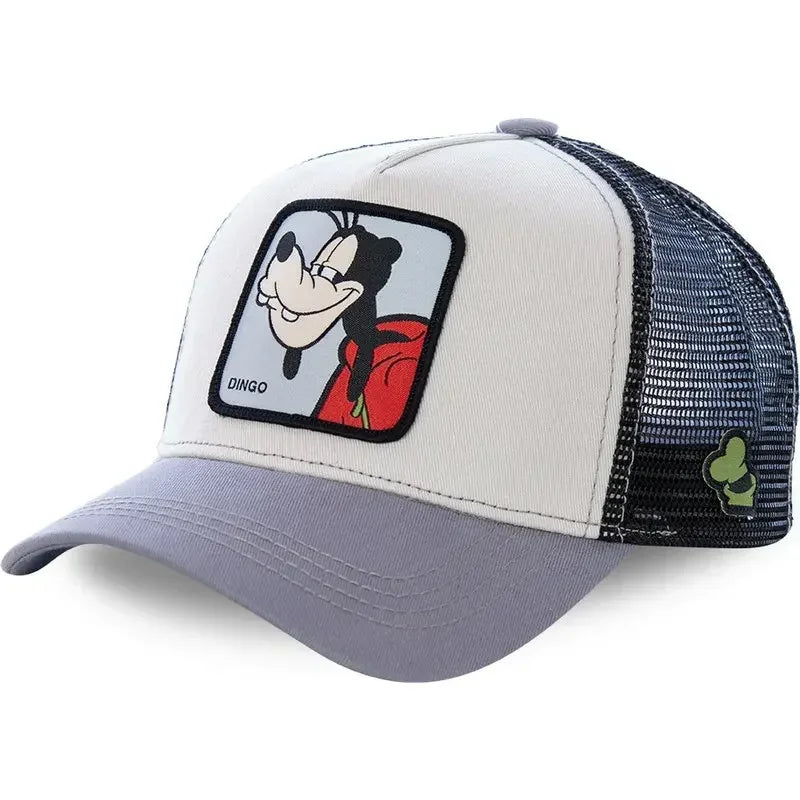 High Quality Cartoon Styles Anime  Snapback Cotton Baseball Cap Men Women Hip Hop Dad Hat Trucker Mesh Hat Dropshipping