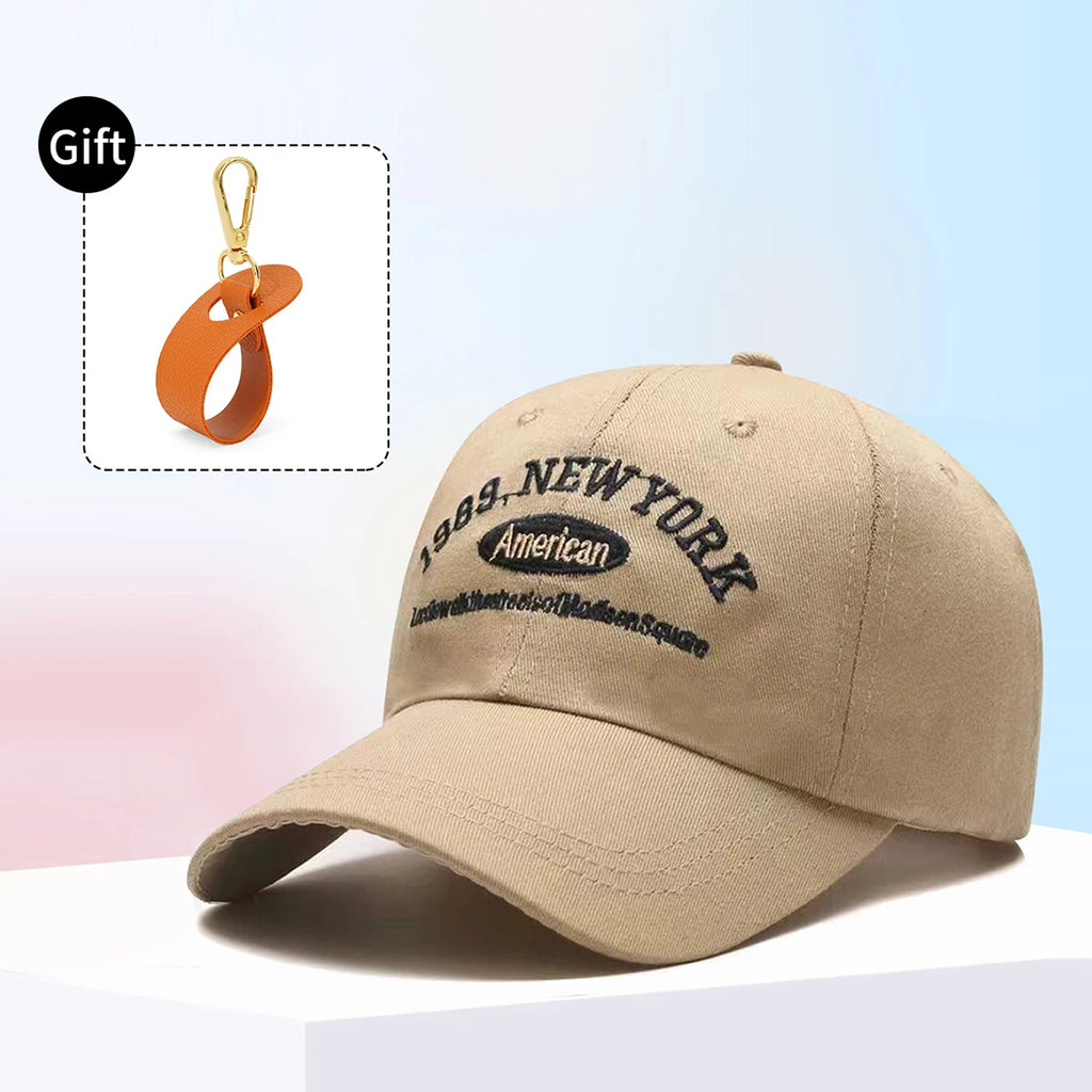 Baseball Caps for Men and Women, Wide Brim, Caps for Large Head Circumference, Small Sun Hats, Sunshade Embroidery, Free Hat Clip